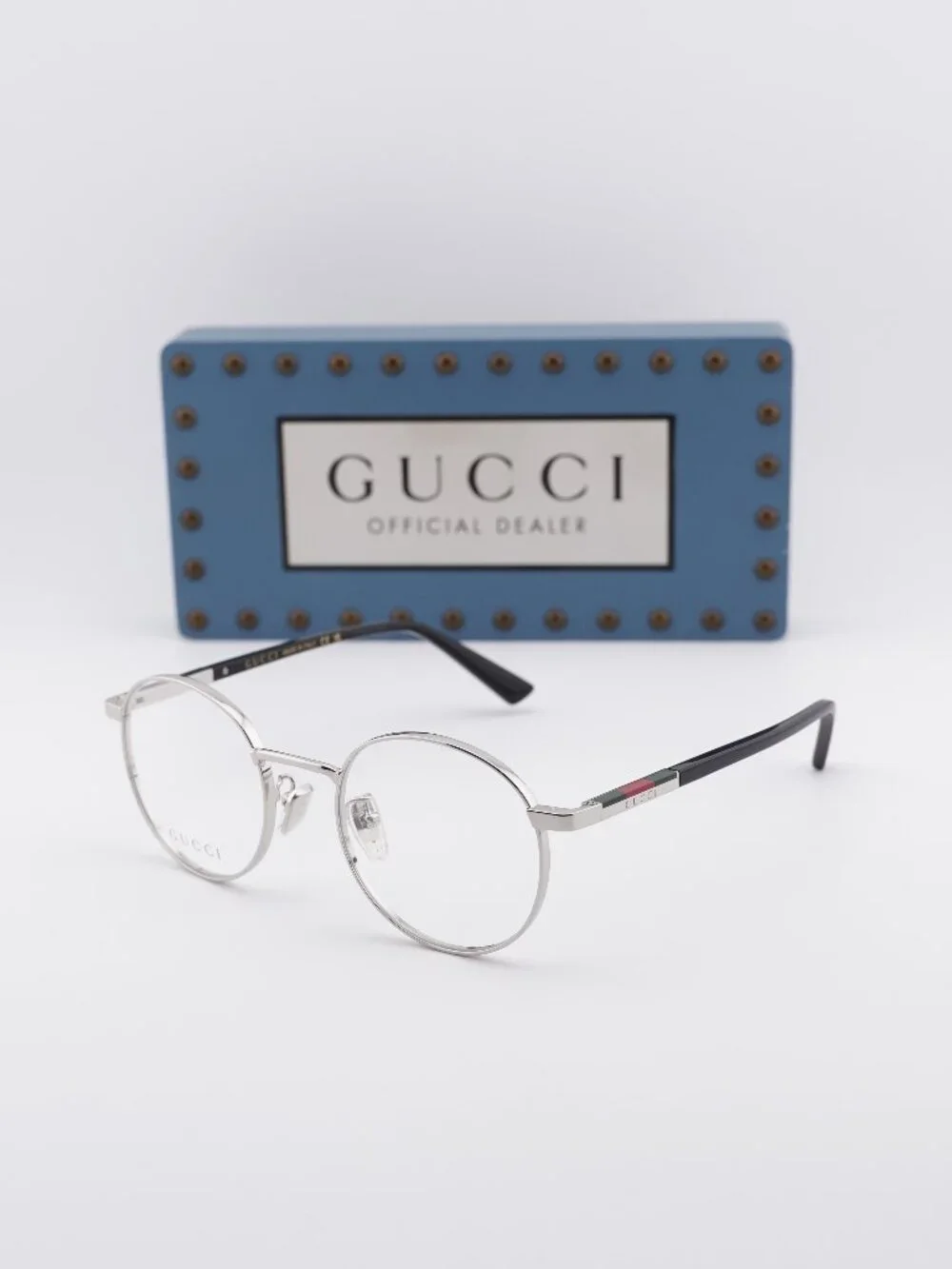 Gucci GG1966OK 001 Round Eyeglasses 51mm - Silver